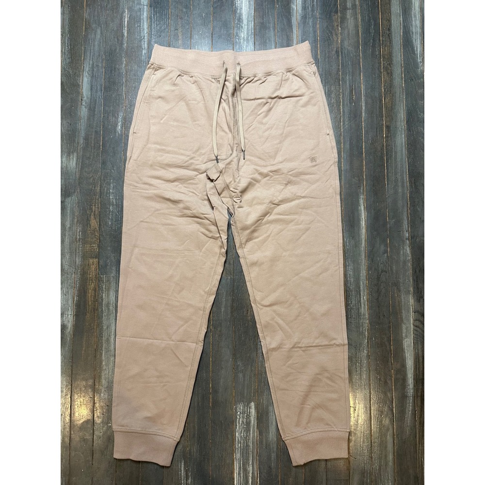 Mack Weldon Ace Relaxed Fit Sweatpant Desert Taupe Mens L M01F19-DT Joggers